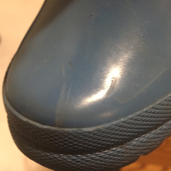 Hatley kids slip on rain boots handles too size 5 toddler blue - Picture 13 of 13